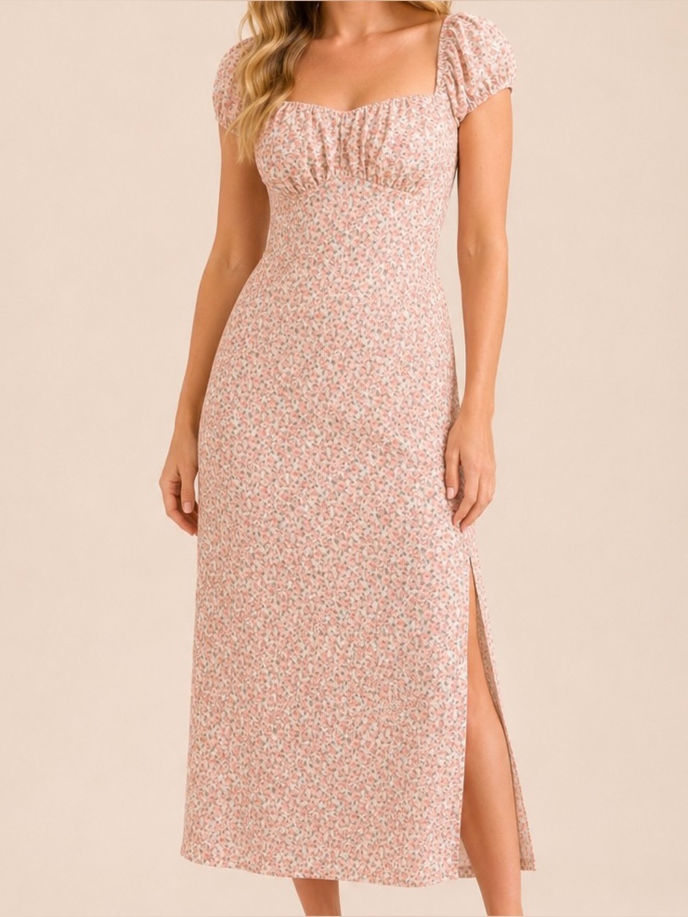 NEW Altar’d State Floral Midi / Maxi Dress Size Medium